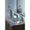 Novatto FALLS Single Lever Waterfall Vessel Faucet, Brushed Nickel/ Clear Glass GF-001BN-C - alternate 7